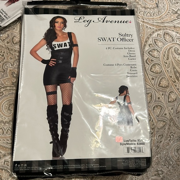 NWT Leg Avenue Sultry SWAT Officer Costume Size XS - Picture 3 of 5